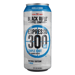 Ready to drink liquid coffee - Black Rifle Coffee Company canned coffee vanilla bomb